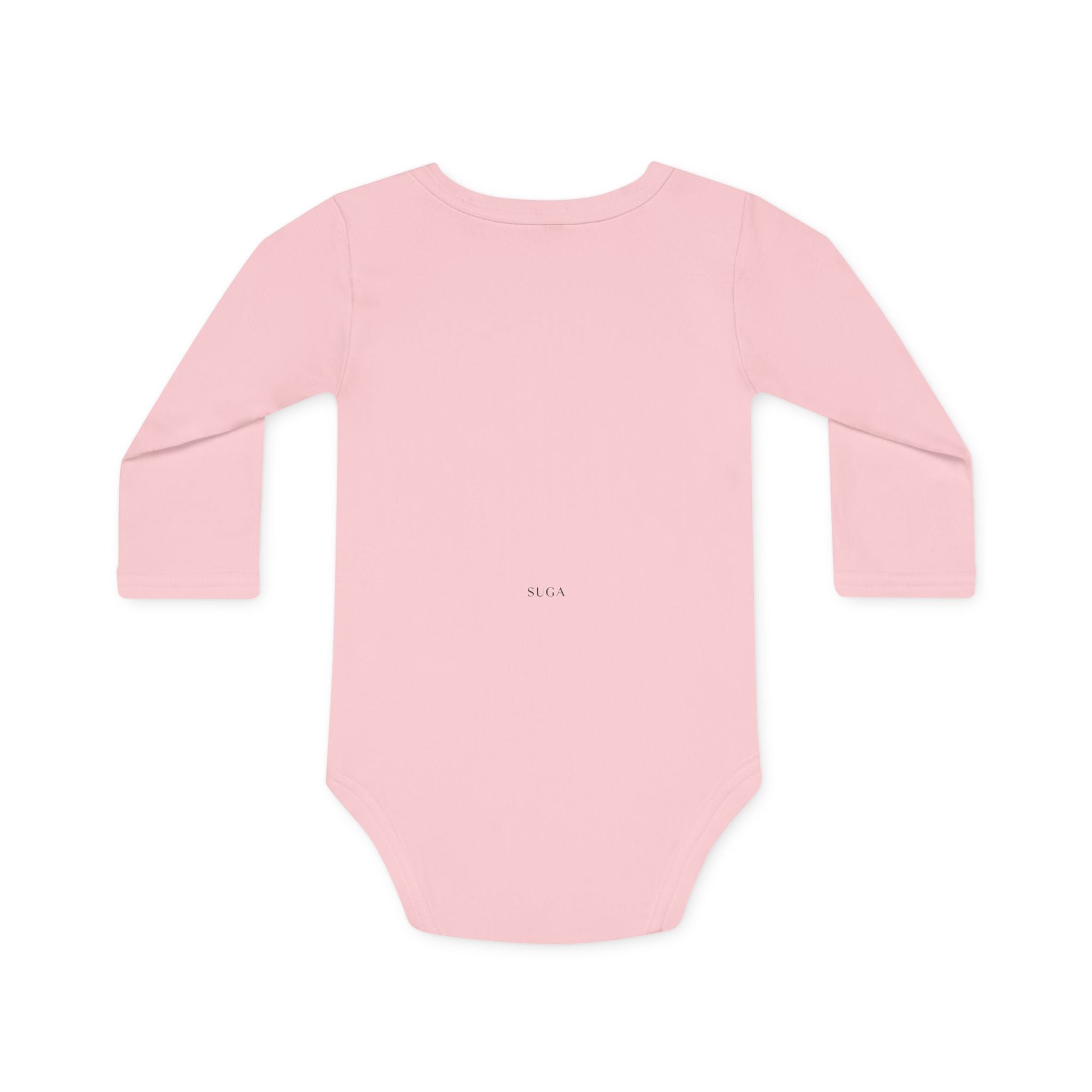 Baby Bodysuit — "Freshly Baked" Croissant Organic Long-Sleeve